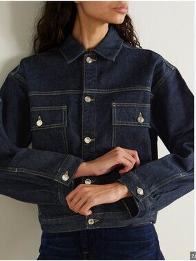 NWT Frame Boxy Denim Jacket, sz M